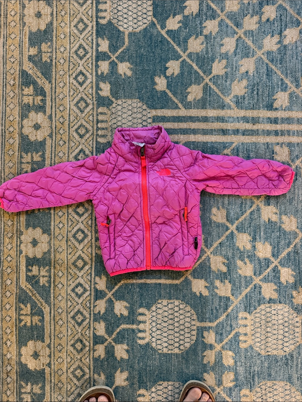 The North Face Pink Girls' Quilted Puffer Jacket